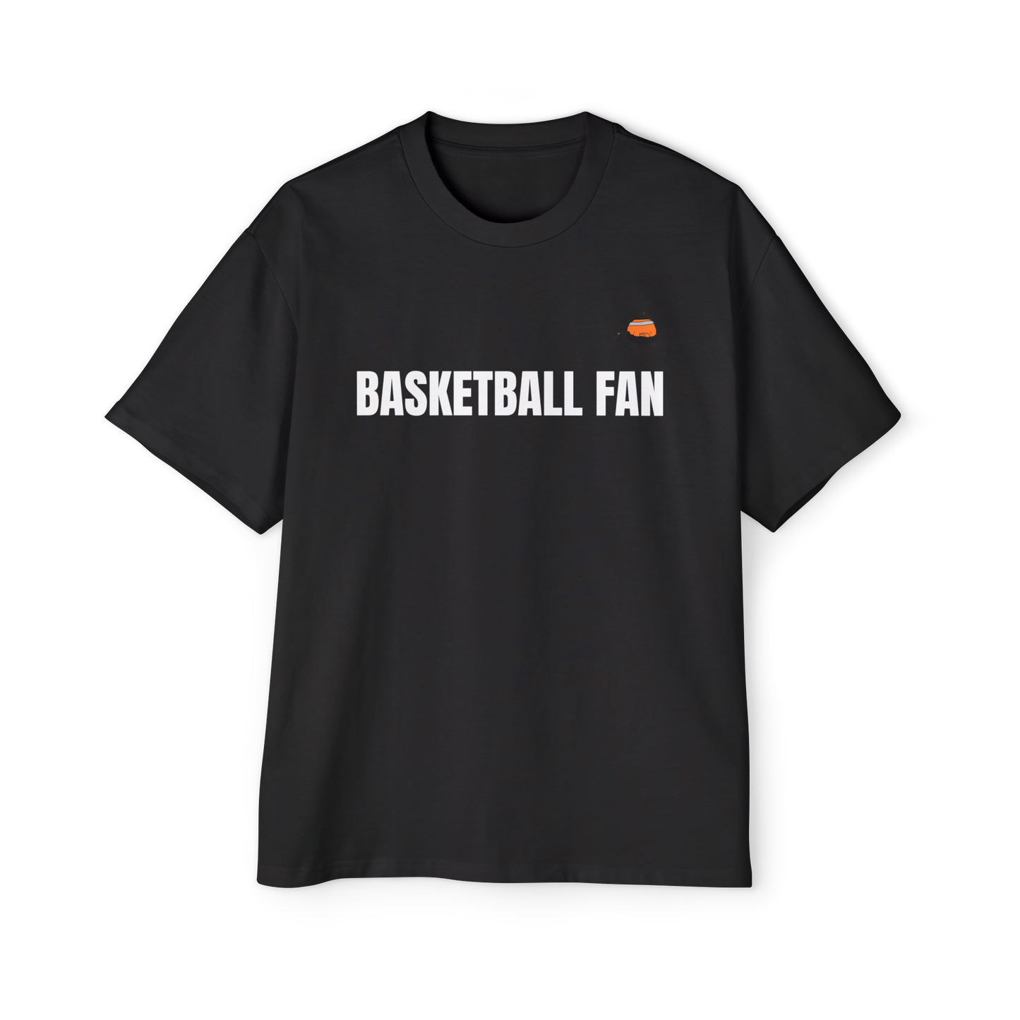 hoopgod44 "Basketball Fan" Oversized Heavy Tee