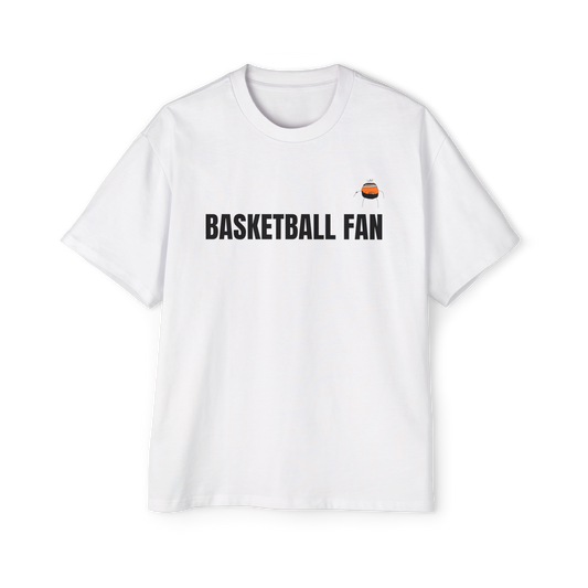 hoopgod44 "Basketball Fan" Oversized Heavy Tee